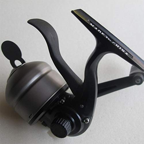 Amazon | WOVELOT 黒いスワロースピンキャスティングリール ルアー